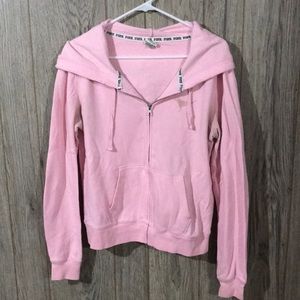PINK zip-up hoodie